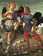 Andrea del Verrocchio Tobias und der Engel Sweden oil painting artist